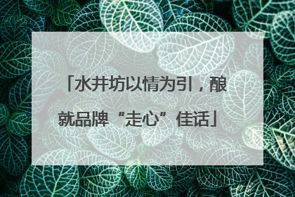 水井坊以情为引，酿就品牌“走心”佳话