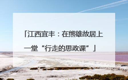 江西宜丰：在熊雄故居上一堂“行走的思政课”
