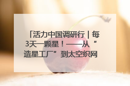 活力中国调研行｜每3天一颗星！——从“造星工厂”到太空织网的“银河速度”