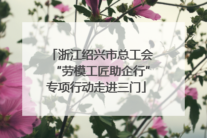 浙江绍兴市总工会“劳模工匠助企行”专项行动走进三门