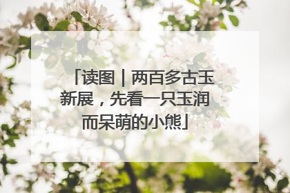 读图｜两百多古玉新展，先看一只玉润而呆萌的小熊