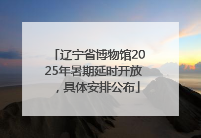 辽宁省博物馆2025年暑期延时开放，具体安排公布