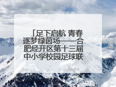 足下启航 青春逐梦绿茵场——合肥经开区第十三届中小学校园足球联赛圆满收官