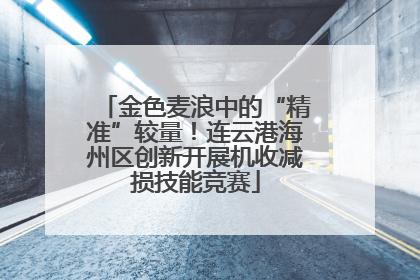 金色麦浪中的“精准”较量！连云港海州区创新开展机收减损技能竞赛