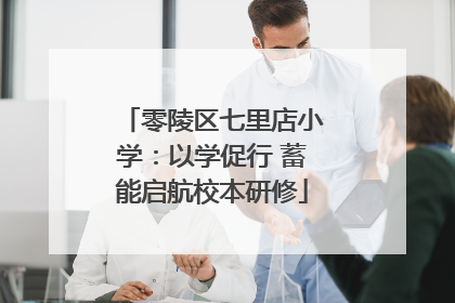 零陵区七里店小学：以学促行 蓄能启航校本研修