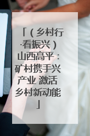 （乡村行·看振兴）山西高平：矿村携手兴产业 激活乡村新动能