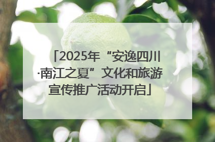 2025年“安逸四川·南江之夏”文化和旅游宣传推广活动开启