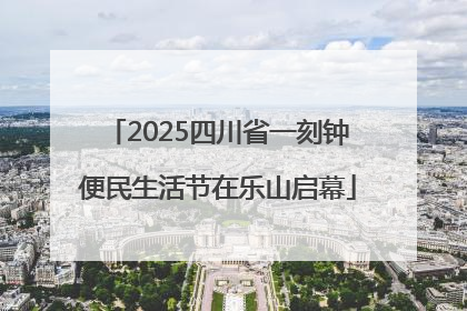 2025四川省一刻钟便民生活节在乐山启幕