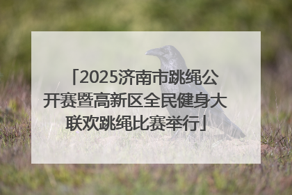2025济南市跳绳公开赛暨高新区全民健身大联欢跳绳比赛举行