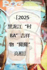 2025黑龙江“村BA”吉祥物“隆隆”亮相