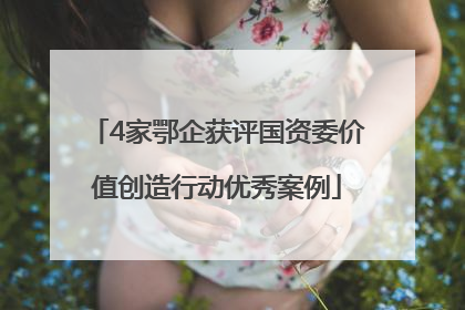 4家鄂企获评国资委价值创造行动优秀案例