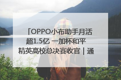 OPPO小布助手月活超1.5亿 一加杯和平精英高校总决赛收官｜通讯Plus·早报